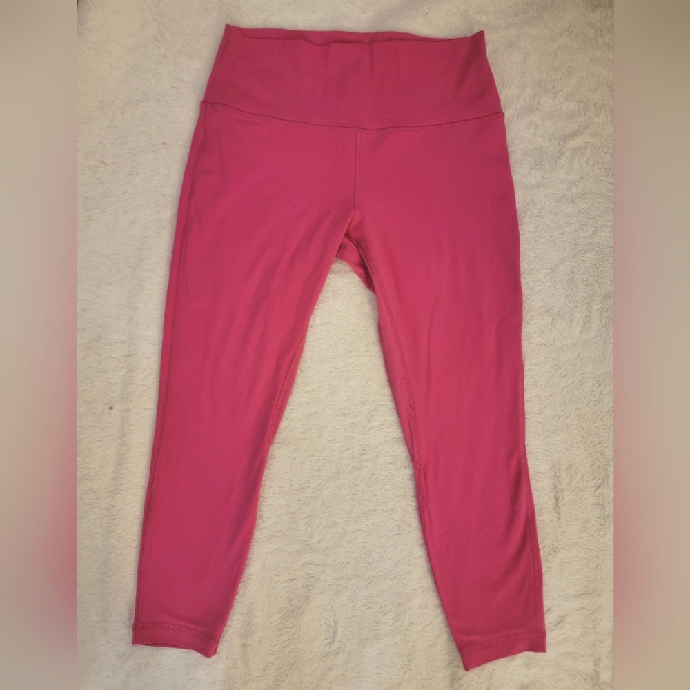 Lululemon Align Pink High-Rise Cropped Leggings 12 - Picture 3 of 5